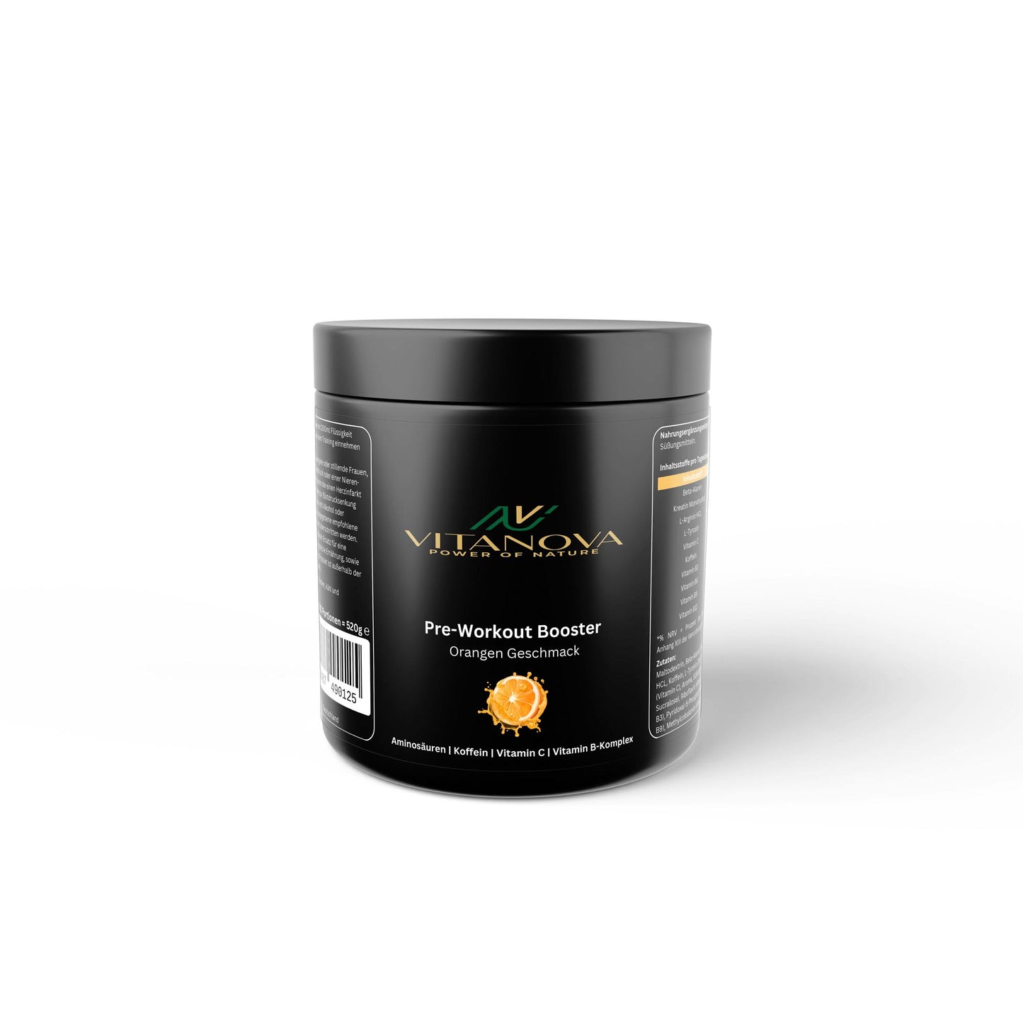 Pre-Workout Booster - Flavor: Orange